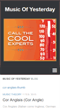 Mobile Screenshot of musicofyesterday.com